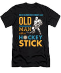 Funny Retired Ice Hockey Player Gift Ice Puck Muc Designs T-Shirt
