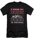 Funny Rugby O Scrum All Ye Faithful Ugly Merry Sophie Eleanor T-Shirt