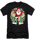 Funny Santa Claus Playing Rugby Christmas Sports Sophie Eleanor T-Shirt
