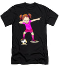 Funny Soccer Girl Dabbing Team Soccer Player Gift Muc Designs T-Shirt