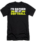 Funny Softball Batter Pitcher Catcher Softball Crazy Squirrel T-Shirt