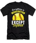 Funny Softball Pitcher Catcher Batter Softball Crazy Squirrel T-Shirt
