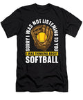Funny Softball Pitcher Catcher Eat Sleep Softball Reapeat Crazy Squirrel T-Shirt
