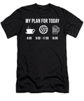Funny Volleyball Athlete Sports My Plan for Today Lukas Davis T-Shirt
