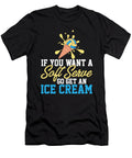 Funny Volleyball If You Want a Soft Serve Go Get Ice Cream Maximus Designs T-Shirt