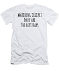 Funny Watching Cricket Days Are the Best Days Gift Idea for Hobby Lover Fan Quote Inspirational Gag Funnygiftscreation T-Shirt