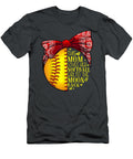 Funnyoftball Mom Women Pitcher Catcher Girls Lovers Ayush Aliyah T-Shirt