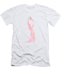 Girl Volleyball Player Setter Colorful Pink Watercolor Sport Gift White Lotus T-Shirt