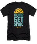 Girls Volleyball Bump Set Spike Repeat Maximus Designs T-Shirt