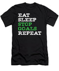Goalkeeer Ice Hockey Player Eat Sleep Stop Goals Goal Keeper Hockeyist Gift Thomas Larch T-Shirt