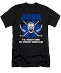 Goon Hockey Mask Sports Ice Hockey Player Gift Thomas Larch T-Shirt