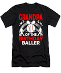 Grandpa of the Birthday Baller Baseball Dhbubble T-Shirt