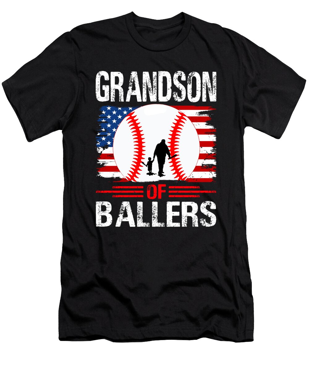 Grandson of Ballers Baseball Dhbubble T-Shirt