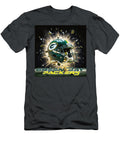 Green Bay Packers Explosive Helmet Kevin Walker and Pixel Reverie T-Shirt