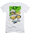 Grilled Mediterranean Raclette Potatoes Fennel and Olives with Cheese in Small Pans Jalag Wolfgang Schardt T-Shirt