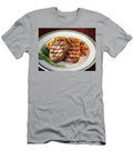 Grilled Pork Chops with Sage Apple Sauce and a Carrot Medley Michael S Harrison T-Shirt
