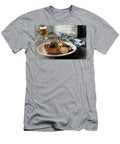 Grilled Rib Eye Steak with Red Onions Garlic Mushrooms and Thyme Potatoes Tomasz Jakusz T-Shirt