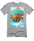 Grilled Turkey Skewers with a Spoonful of Tomato Chutney and Pasta Salad Teubner Foodfoto T-Shirt
