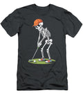 Halloween Golfer Golf Player Skeleton Golf Funny Studi Alex T-Shirt
