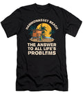 Hammonasset Beach Answer to All Lifes Problems Vacation Maximus Designs T-Shirt