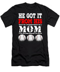 He Got It From His Mom Baseball Honey Shop Art T-Shirt