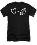 Heart for Rugby American Football Rugby Player Gift Thomas Larch T-Shirt