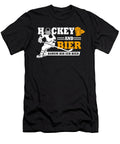Hockey and Bier Cool Funny Hockey Player Gift Thomas Larch T-Shirt