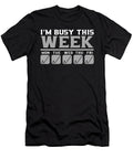 Hockey Fan Gift Busy with Hockey All Week Kanig Designs T-Shirt