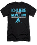 Hockey Game Goalie Net Field Stick Shinny Gift I Love It When My Wife Lets Me Play Ice Hockey Thomas Larch T-Shirt