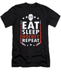 Hockey Gift Eat Sleep Hockey Repeat Raphaelartdesign T-Shirt