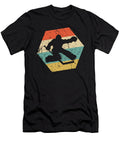 Hockey Goalie Retro Distressed Hexagon Save Kevin Garbes T-Shirt