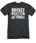Hockey Is My Therapy Hockey for Men Women Kids Player Team Coach Crazy Squirrel T-Shirt