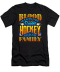 Hockey Lover Blood Makes You Related Hockey Makes You Family Kanig Designs T-Shirt