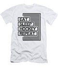 Hockey Lover Gift Eat Sleep Hockey Repeat Hockey Fan 2 Kanig Designs T-Shirt