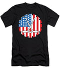 Hockey Lover Gift Patriotic American Flag Hockey Sticks Hockey Fan Kanig Designs T-Shirt