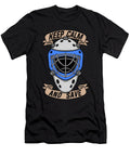 Hockey Player Keep Calm and Save Ice Hockey Goalie Colorfulsnow T-Shirt
