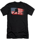Hockey USA Flag Hockey Player Eq Designs T-Shirt