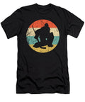 Hockey Vintage Retro Hockey Goalie Circle Icon Kevin Garbes T-Shirt