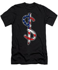 Horseshoe Pitching USA Flag Me T-Shirt