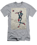 Houston Texans Quarterback Football Player Paint Splatters Abstract Portrait Design Turnpike T-Shirt