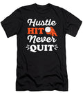 Hustle Hit Never Quit Volleyball Me T-Shirt