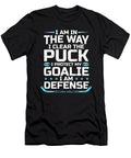 I Clear the Puck Protect Goalie Defense Hockey Player Colorfulsnow T-Shirt