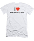 I Heart Beach Volleyball in Black I Heart Everything T-Shirt