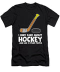 I Like Ice Hockey and Maybe Like 3 People Funny Hockey Eq Designs T-Shirt