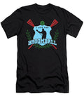 I Live for Broomball Goaltender Ice Rink Game Gift Thomas Larch T-Shirt