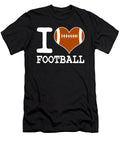 I Love Football Athlete Sports Player Gift Haselshirt T-Shirt