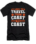 I Love to Travel From Coast to Coast Basketball Colorfulsnow T-Shirt