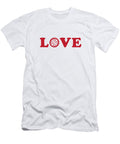 I Love Volleyball Red College Mascot Designs T-Shirt