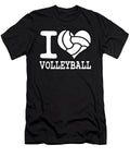 I Love Volleyball Sports Athlete Player Gift Haselshirt T-Shirt