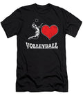 I Love Volleyball Sports Team Player Coach Girls Women Spiker Ball Game Gift Thomas Larch T-Shirt